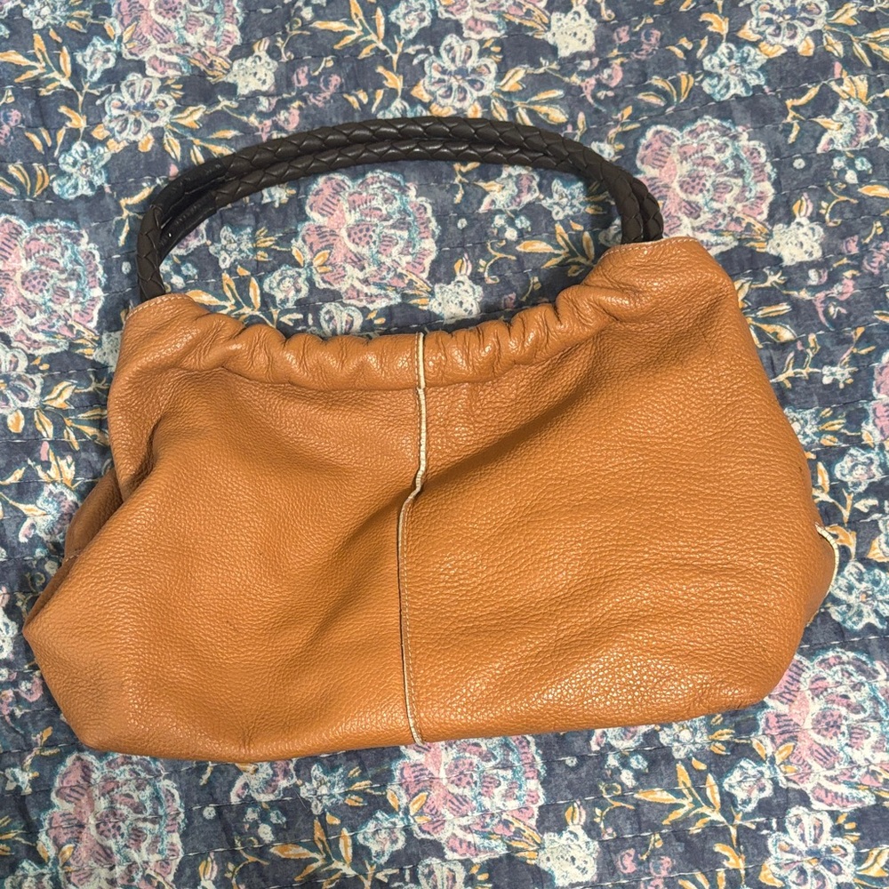 Furla Cognac Espresso Leather Bag
